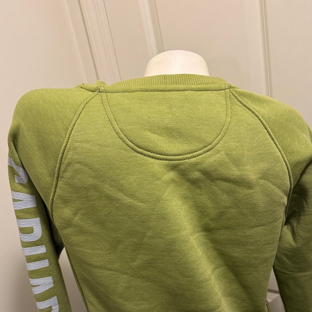 Carhartt Women's Lime Green Crew Neck Sweater - Picture 6 of 7